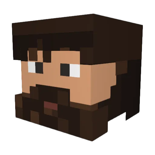 Gabriel88b2 Minecraft avatar head, 3D render