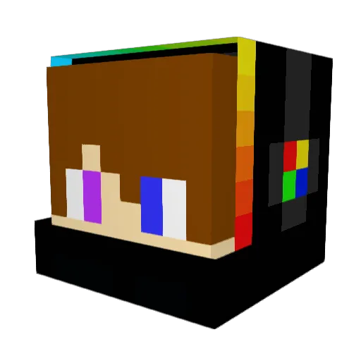 GabrielCreeper17 Minecraft avatar head, 3D render