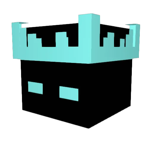 GabrielDE Minecraft avatar head, 3D render