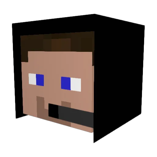 GabrielDGamer Minecraft avatar head, 3D render