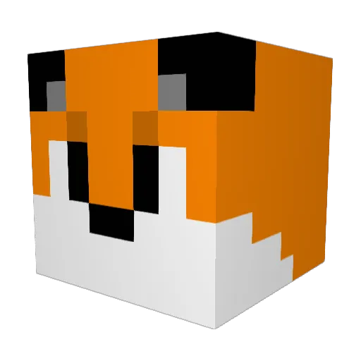GabrielGhost Minecraft avatar head, 3D render