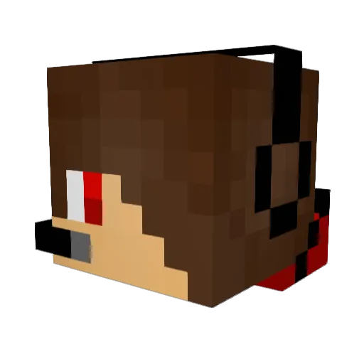 GabrielHartmann Minecraft avatar head, 3D render