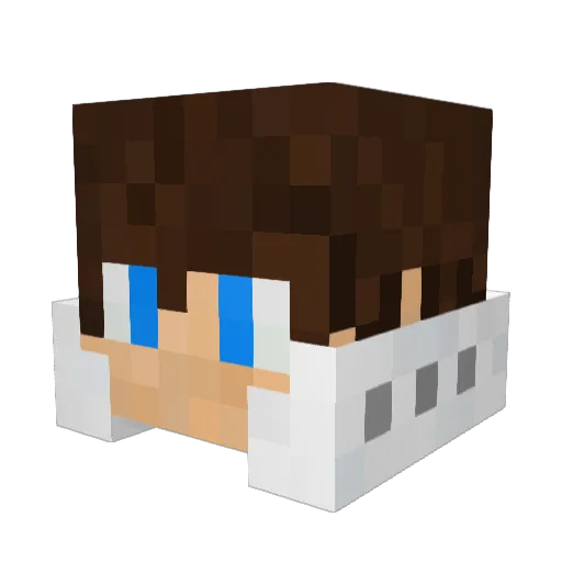 GabrielHatter Minecraft avatar head, 3D render