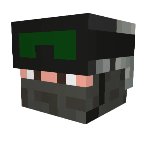 GabrielMessi Minecraft avatar head, 3D render