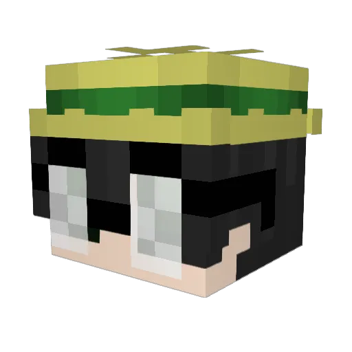 GabrielPoder2013 Minecraft avatar head, 3D render