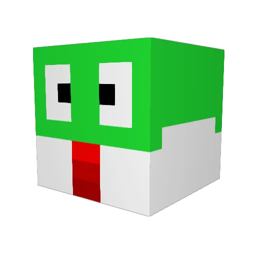 GabrielSantAnna Minecraft avatar head, 3D render
