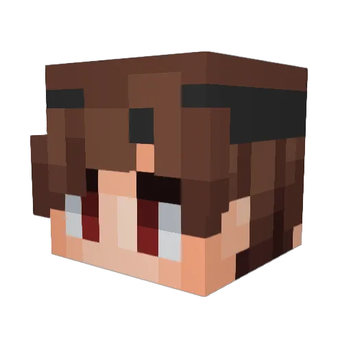 GabrielSegurado Minecraft avatar head, 3D render
