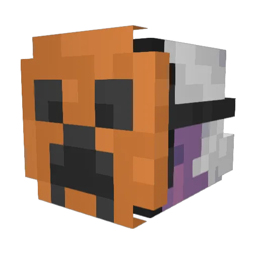 Gabriel_Agreste Minecraft avatar head, 3D render
