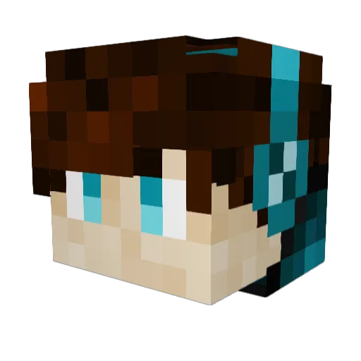 Gabriel_Luha Minecraft avatar head, 3D render