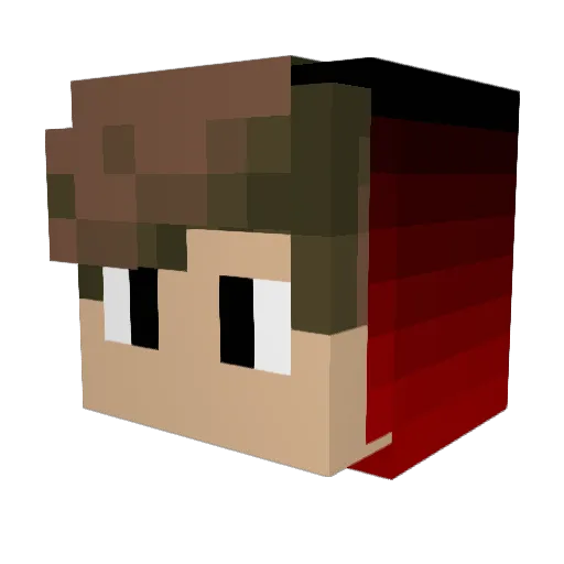 Gabriel_P_08 Minecraft avatar head, 3D render