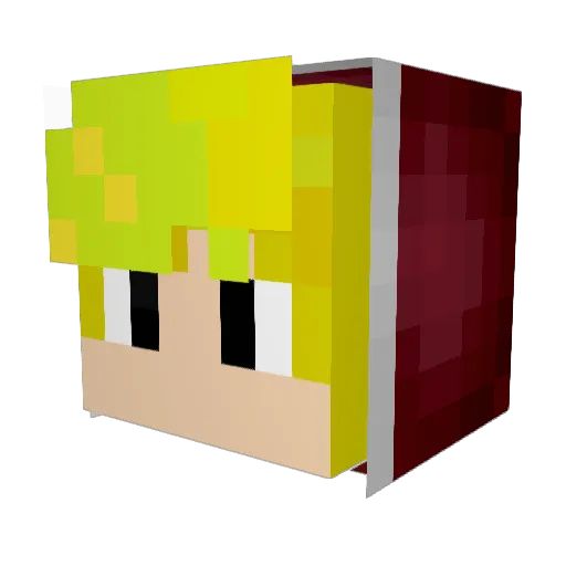Gabriel_VM1010 Minecraft avatar head, 3D render