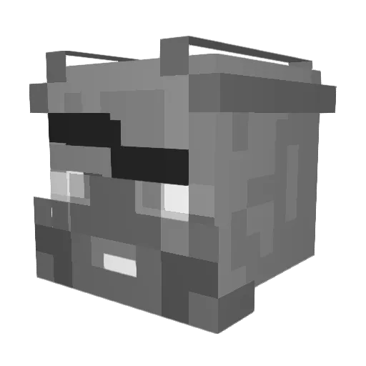 Gabriel_h12 Minecraft avatar head, 3D render