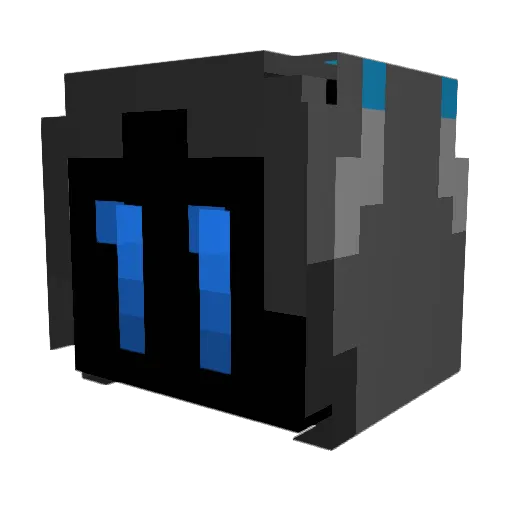 Gabrielarissa Minecraft avatar head, 3D render