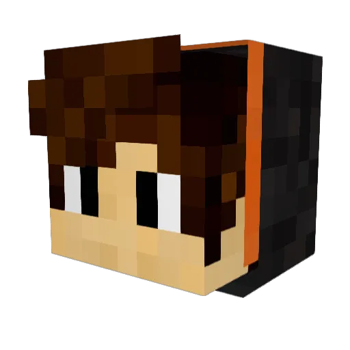 Gabrielcwb2000 Minecraft avatar head, 3D render