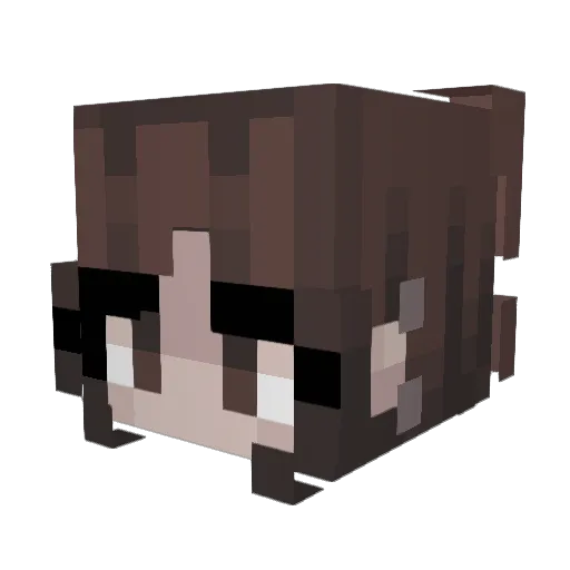 GabrieleLovesGod Minecraft avatar head, 3D render