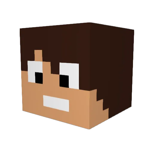 Gabrielmn97 Minecraft avatar head, 3D render