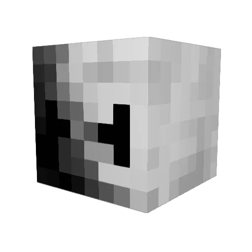Gabross194 Minecraft avatar head, 3D render