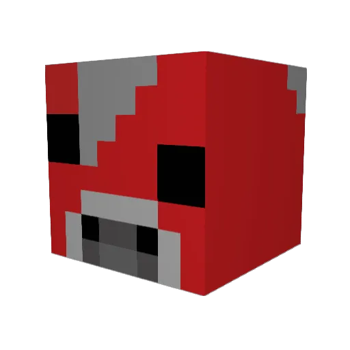 Gabrr123 Minecraft avatar head, 3D render