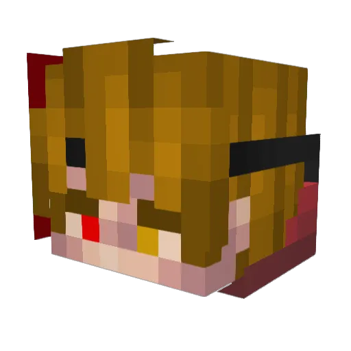 Gabry261 Minecraft avatar head, 3D render