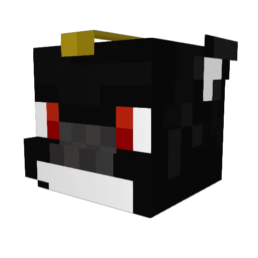 Gabry99 Minecraft avatar head, 3D render