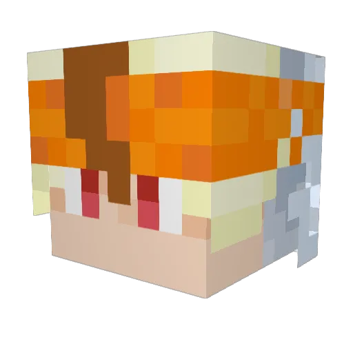GabryAra15 Minecraft avatar head, 3D render