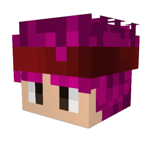 GabrySlayer Minecraft avatar head, 3D render