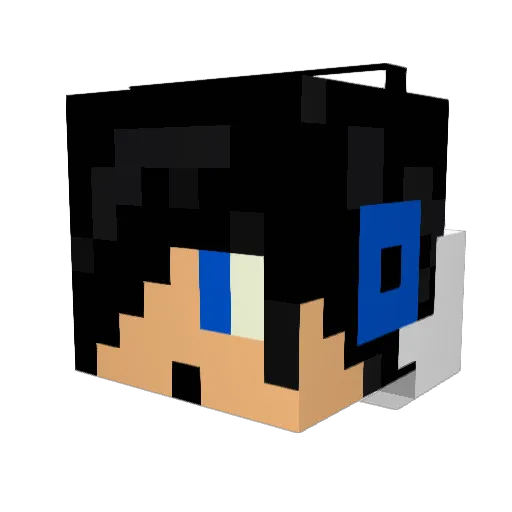 Gabrygamer8115 Minecraft avatar head, 3D render