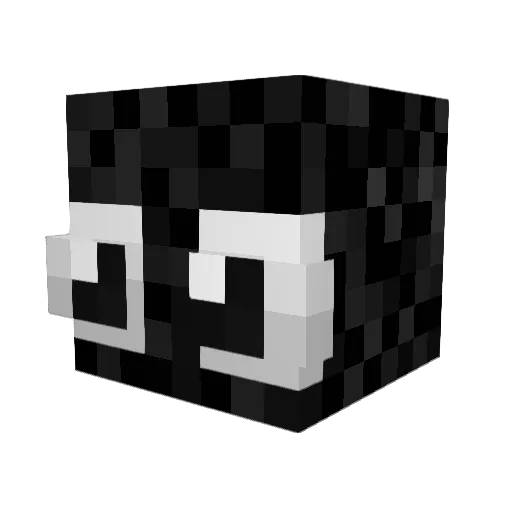 Gabrysia5040 Minecraft avatar head, 3D render