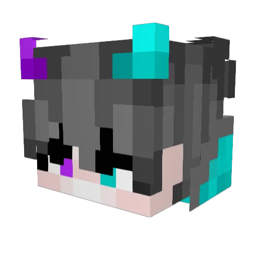 Gabs2203 Minecraft avatar head, 3D render