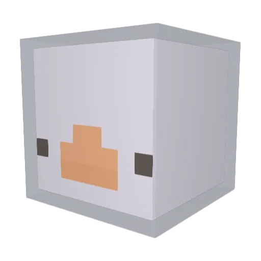 GabsCongo Minecraft avatar head, 3D render