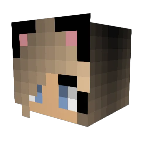 Gabsi0814 Minecraft avatar head, 3D render