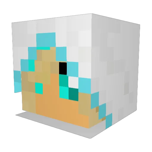 Gabsnery2101 Minecraft avatar head, 3D render