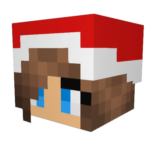 Gabster2020 Minecraft avatar head, 3D render