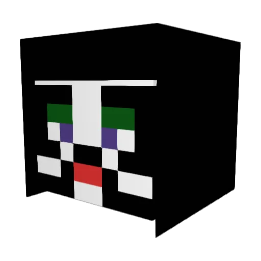 Gabu00 Minecraft avatar head, 3D render