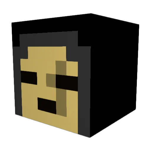 Gaby3Tears Minecraft avatar head, 3D render