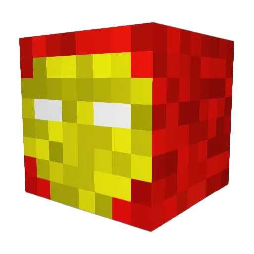 Gaccio96 Minecraft avatar head, 3D render