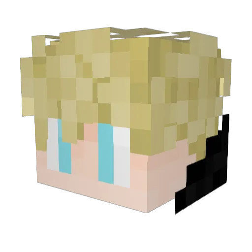 Gadarol2 Minecraft avatar head, 3D render