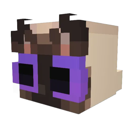 Gadebus Minecraft avatar head, 3D render