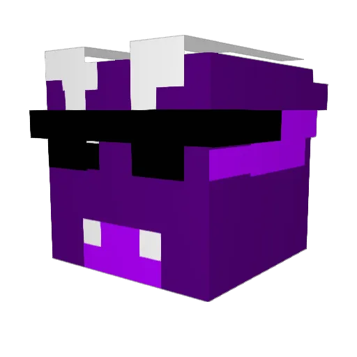 Gadya_Meow1337 Minecraft avatar head, 3D render
