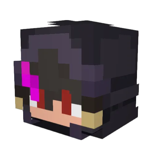 GadynWRLD Minecraft avatar head, 3D render