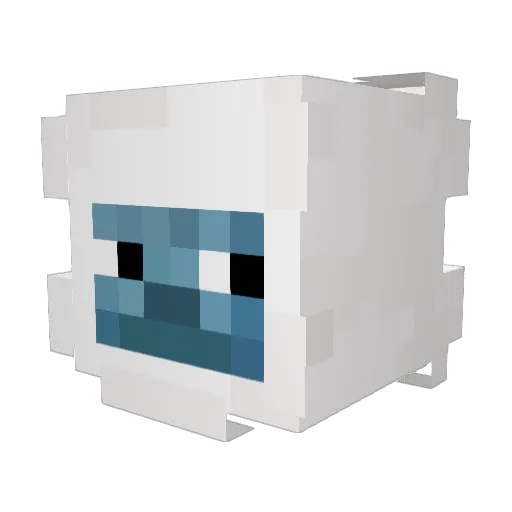 Gadzia1 Minecraft avatar head, 3D render