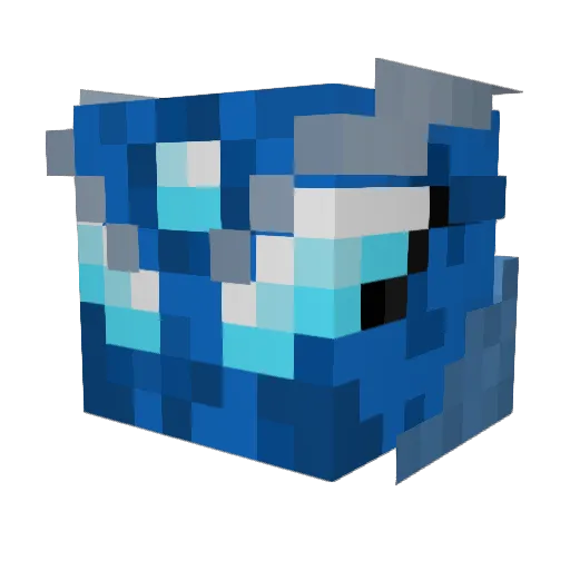 GaeGshi Minecraft avatar head, 3D render