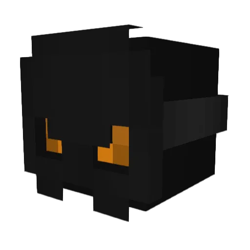 GaeNiqqa Minecraft avatar head, 3D render