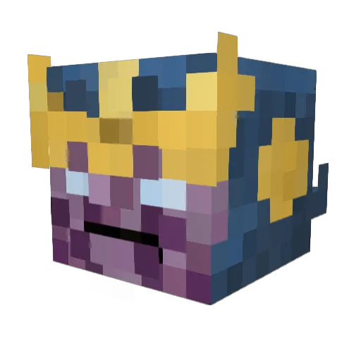 GaeThanos99 Minecraft avatar head, 3D render