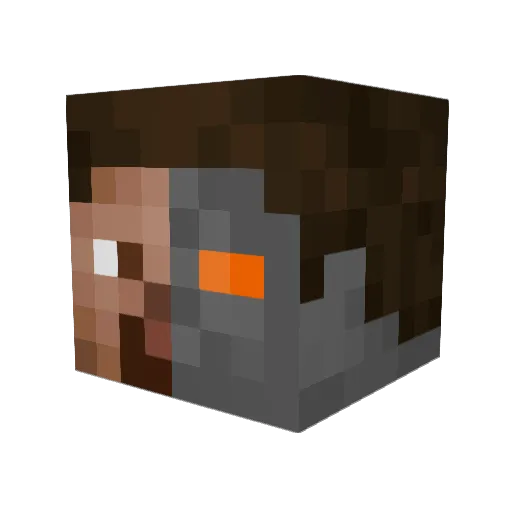 Gaechniy_kluch Minecraft avatar head, 3D render