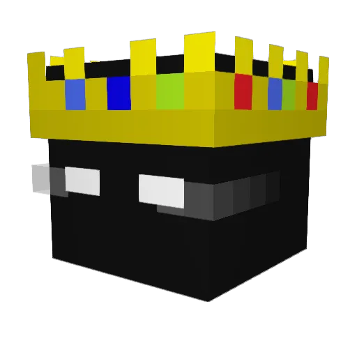 Gaee_ Minecraft avatar head, 3D render