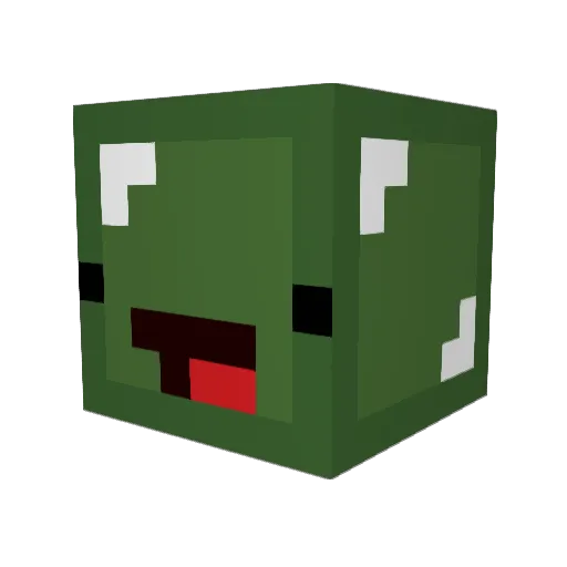 GaelMav Minecraft avatar head, 3D render
