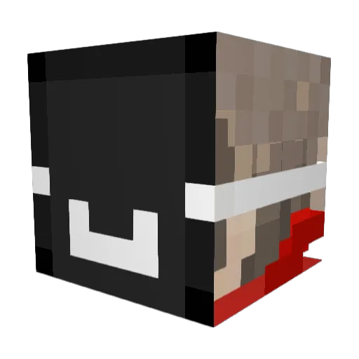 GaelVarela Minecraft avatar head, 3D render