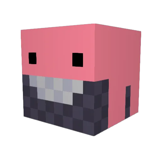 Gaelito33 Minecraft avatar head, 3D render