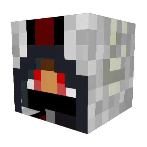 Gaelseve Minecraft avatar head, 3D render